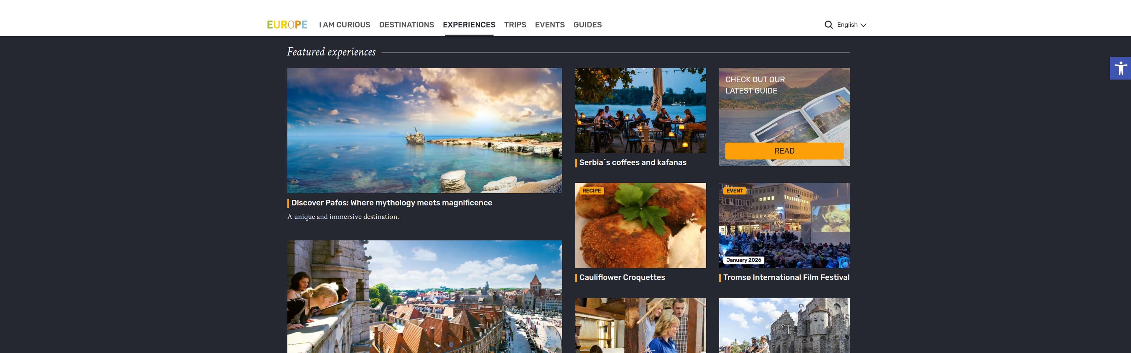 Visit Europe Portal