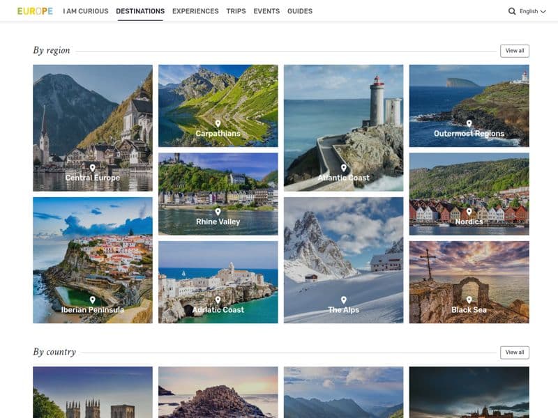 Visit Europe Platform Overview